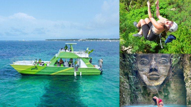 Catamarán + ZipLine + Río Sagrado