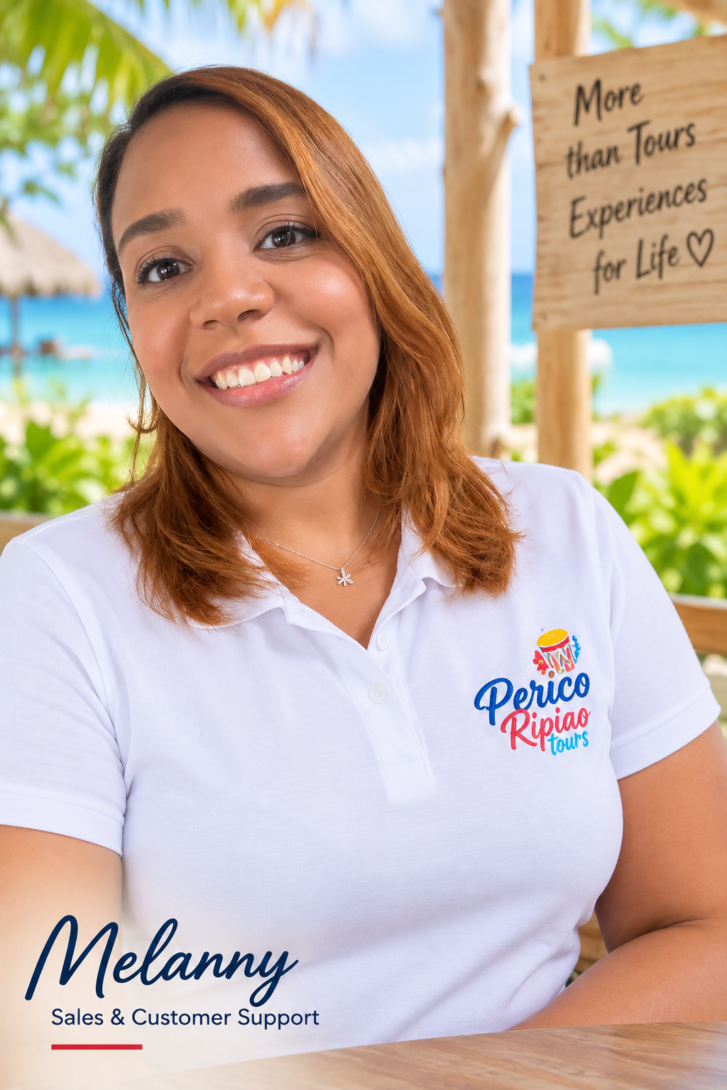 Melanny Lora, Sales and Customer Support at Perico Ripiao Tours